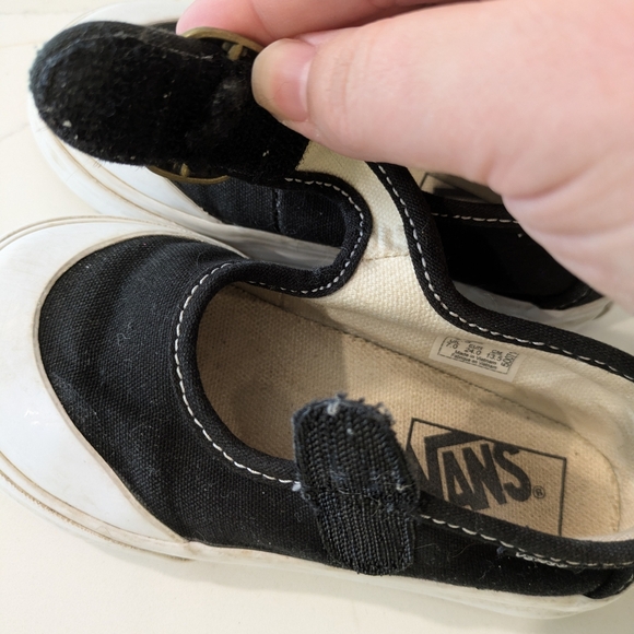 Vans Kids Black Mary Jane Shoes - Picture 8 of 9